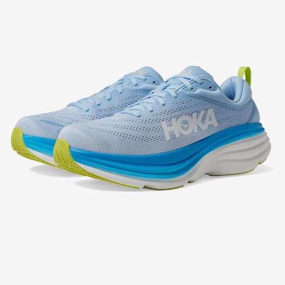 NWT/NWB HOKA Bondi 8 Airy Blue/Diva Blue - Picture 1 of 8